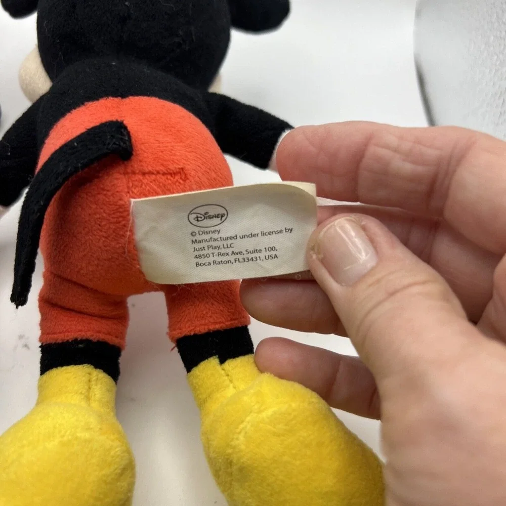 Disney Mickey Mouse And Minnie Mouse Just Play Stuffed Animal Plush‎